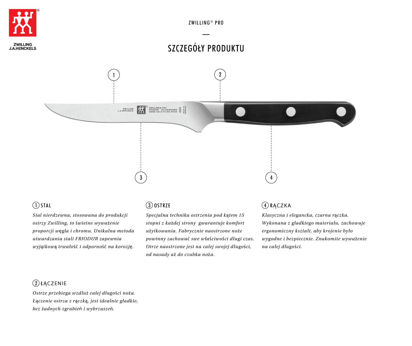 Dlaczego warto kupić nóż do steków Zwilling® Pro?