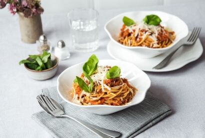 Spaghetti Bolognese z soczewicą